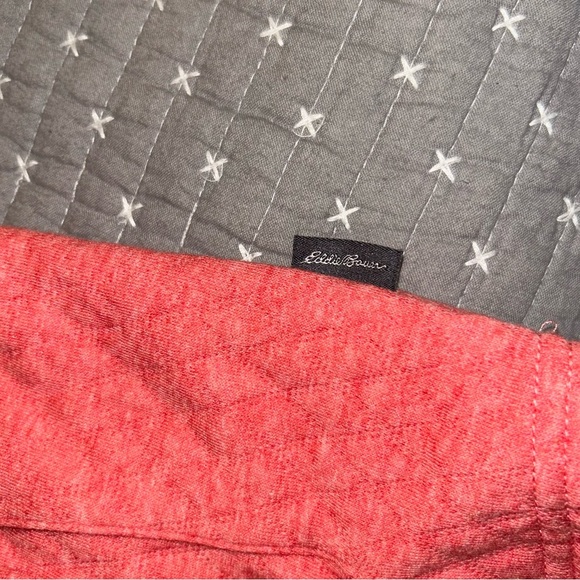 Eddie Bauer Women’s Coral Pink Quarter-Zip Pullover Size Large - Picture 4 of 6